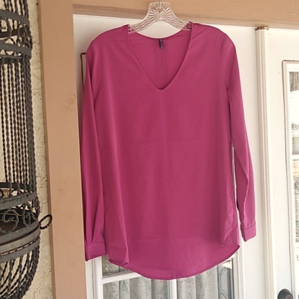 NYDJ Mauvy Pink Top